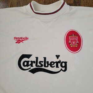 Liverpool Jersey Vintage 1996 1997 Reebok Rare Authentic Soccer Jersey LFC